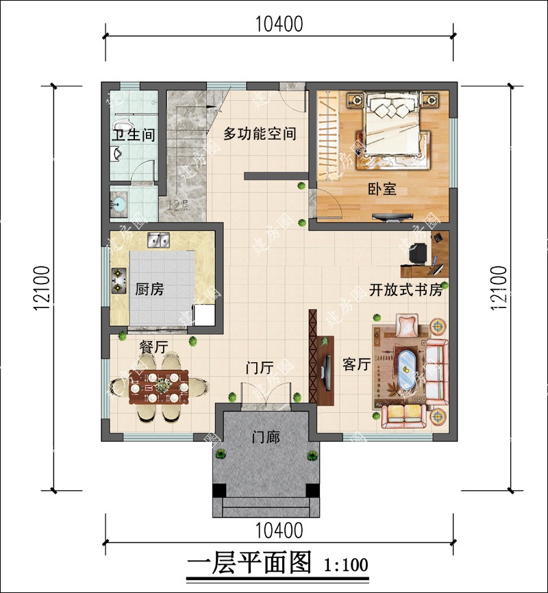 中式自建房戶型設(shè)計圖