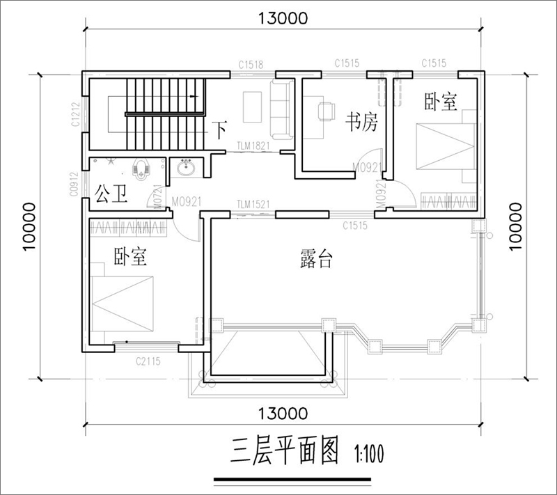 農(nóng)村30萬房屋戶型圖