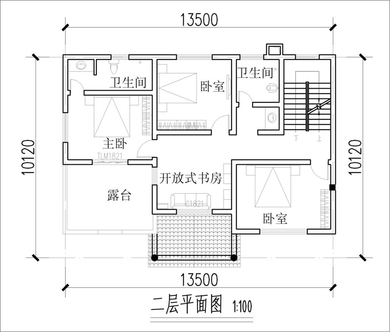 二層別墅設(shè)計(jì)圖