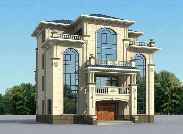 農(nóng)村四層建房設(shè)計(jì)圖紙，占地180平方歐式外觀