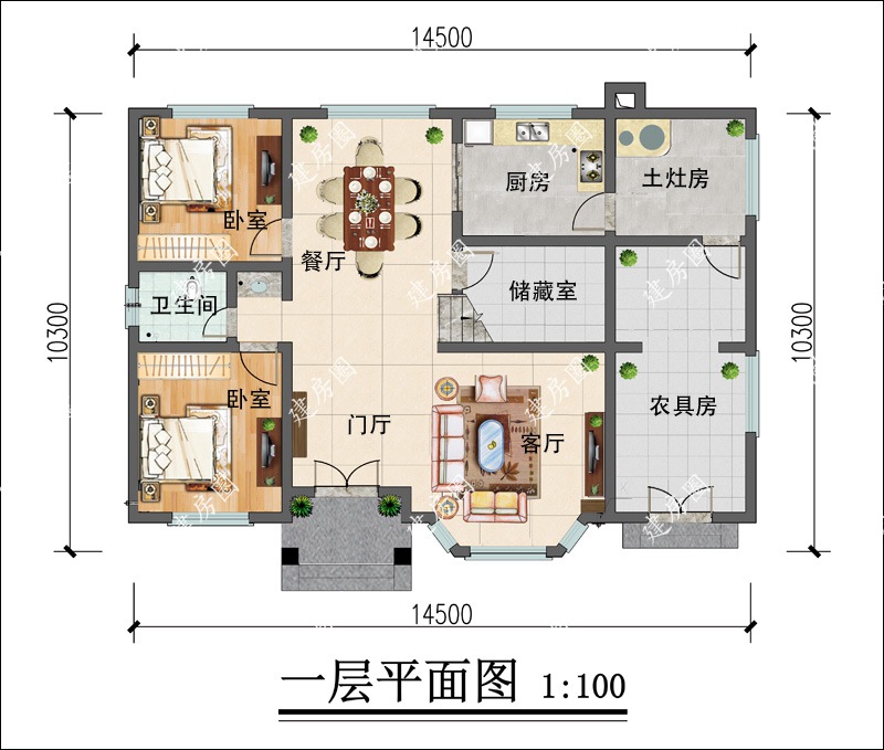 自建房設(shè)計平面圖