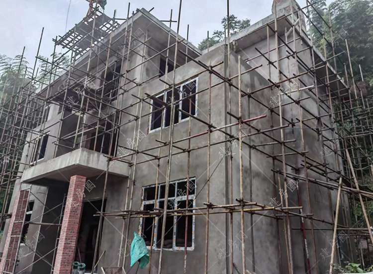 自建房施工實(shí)景圖