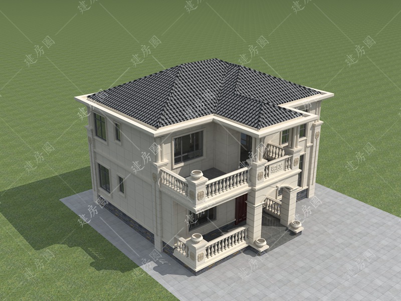 12米x10米農村自建房圖片