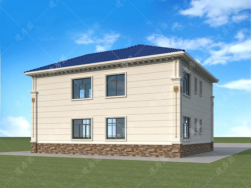 15X13米農(nóng)村二層自建房外觀圖片