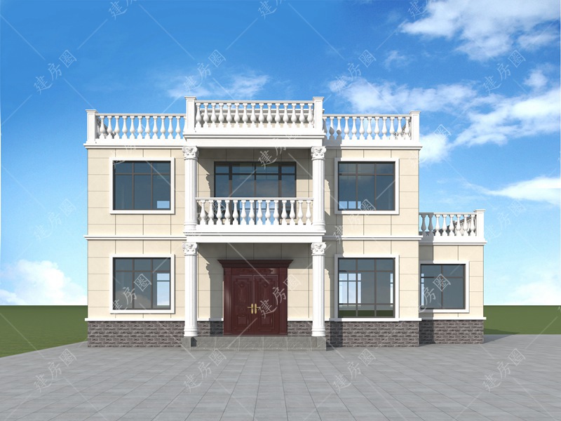 農(nóng)村簡單自建房設計效果圖