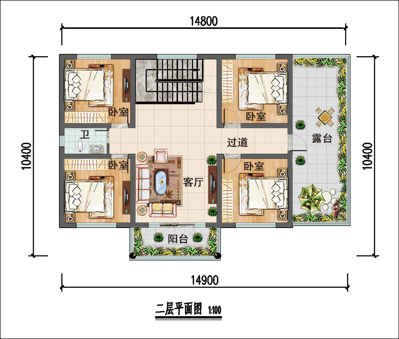 二層自建房設計圖