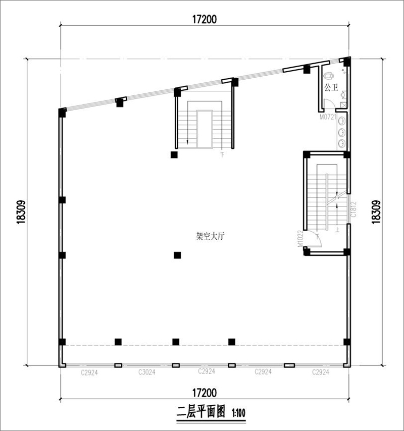 二層自建房平面圖