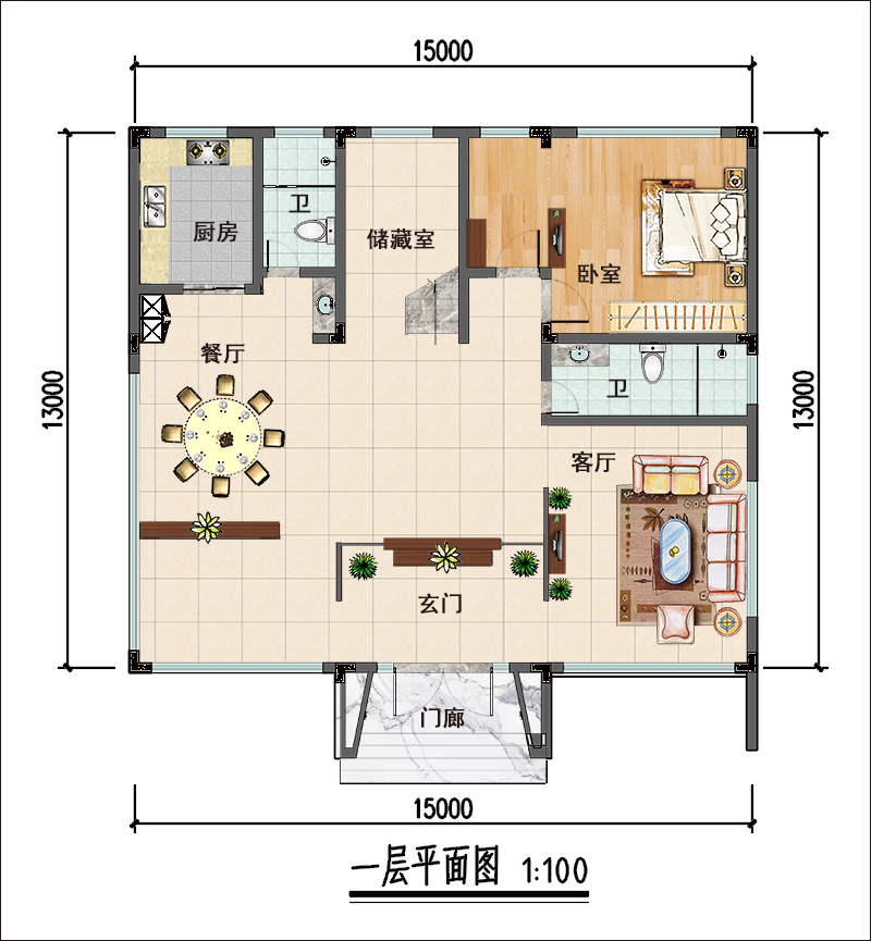 一層平面布局圖