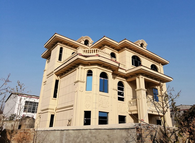 農(nóng)村500平方三層別墅施工案例，全框架全程實(shí)拍