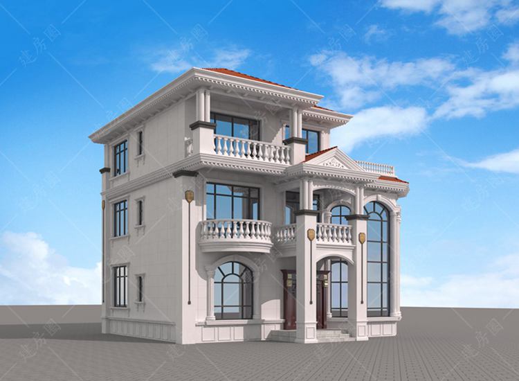 普洱12x11米農(nóng)村建房圖紙三層-普洱市自建別墅施工隊(duì)