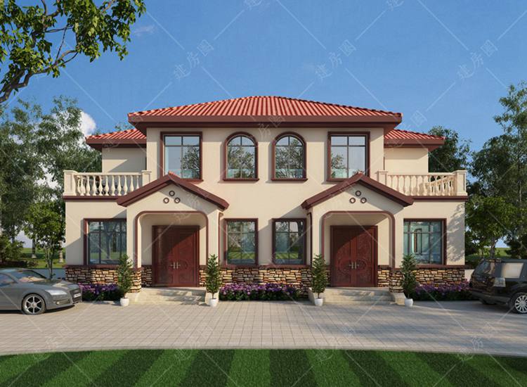 濟源兩兄弟合建房圖紙設(shè)計圖-濟源農(nóng)村自建房別墅施工隊