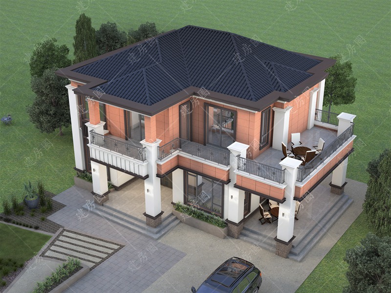 14x12米自建房外觀設(shè)計圖