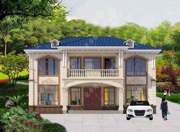 農村二層普通自建房平面圖大全，戶型合理舒適，外觀也很好看